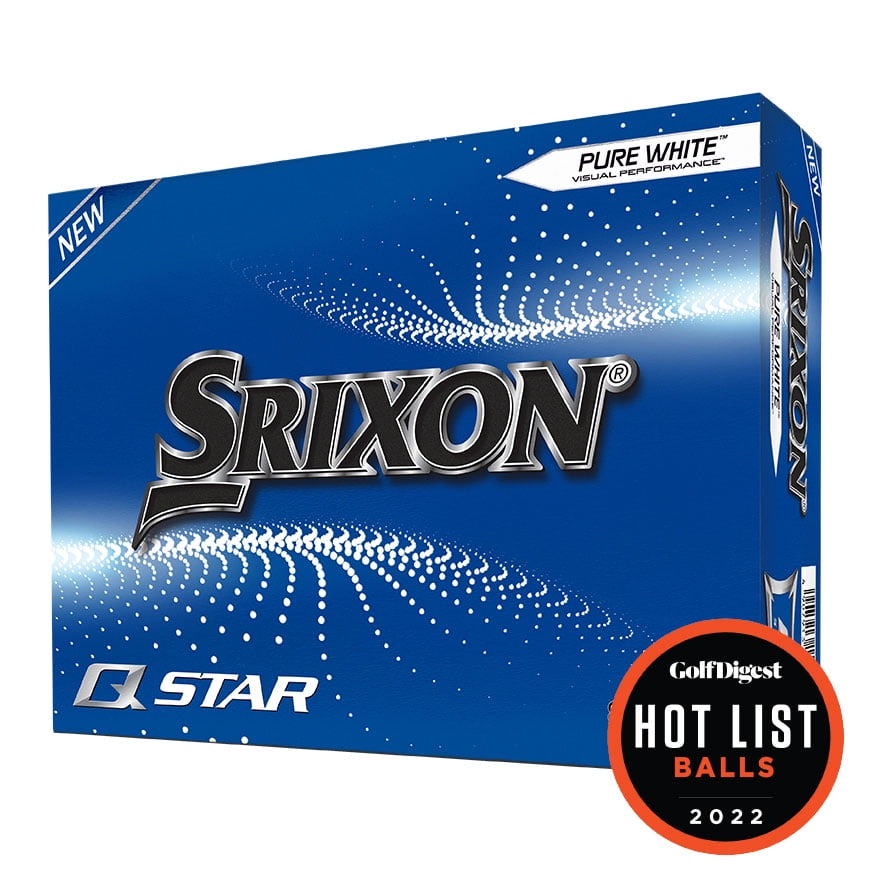 Srixon QStar White Golf Ball Dozen