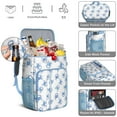 thumbnail image 5 of Cute Watercolor Crab Cooler Backpack - 20L Leakproof Insulated Lunch Box for Camping, Work & College, Keeps Food Cold/Hot for 20 Hours, 5 of 5