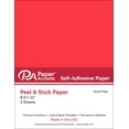 thumbnail image 2 of Self Adhesive Paper 8.5x11 3pc Red, 2 of 2