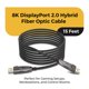 thumbnail image 2 of Cable OREI DisplayPort 2.0 AOC de 4,6 m 8K @ 120 Hz VRR, 2 of 9