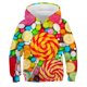 thumbnail image 4 of Sudadera con capucha con estampado de caramelos de colores, divertida sudadera con patatas fritas, jersey de macarrones para niños, camisetas de otoño, chándal informal, ropa para niños, 4 of 5