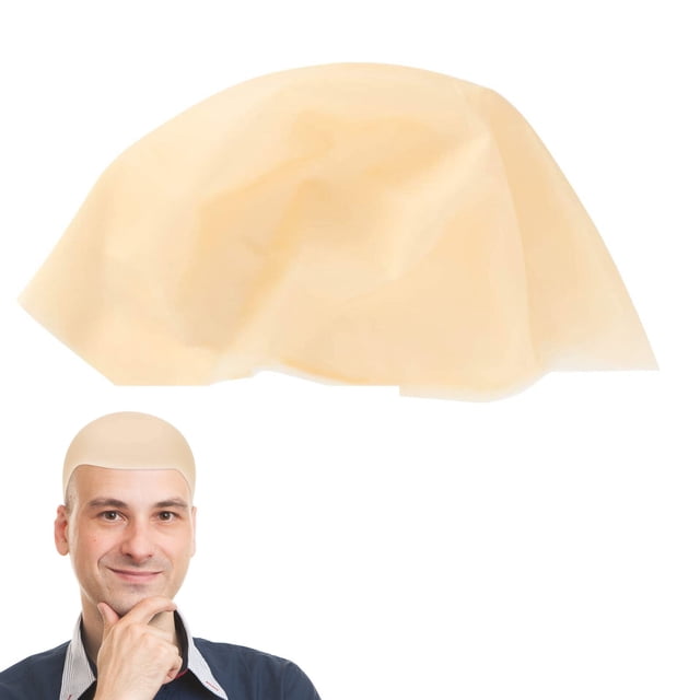 Peluca de cabeza calva Cateissary de piel de látex falsa unisex para fiestas
