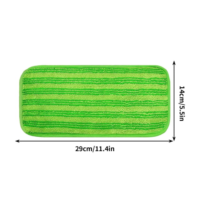 Mop Head Replacement,Washable Microfiber Mop Mat Replacement Head for Mop