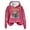 Hot Pink, variant on Women's Hoodies Long Sleeve Highland Cattle Print Hooded Sweatshirt Fall Fashion Casual Pullover Tops 2025 Winter Clothes