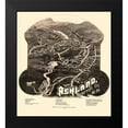thumbnail image 2 of Norris 20x22 Black Modern Framed Museum Art Print Titled - Ashland New Hampshire - Norris 1883, 2 of 5