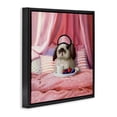 thumbnail image 2 of Stupell Industries Contemporary Bunny with Breakfast In Bed Black Floating Frame Canvas Art, 18 x 18, by Lucia Heffernan, 2 of 7