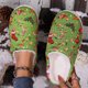 thumbnail image 3 of Zapatillas estampadas navideñas Zapatillas acogedoras de espuma viscoelástica Zapatos para el hogar de invierno Regalo de Navidad, 3 of 9
