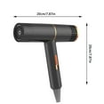 thumbnail image 3 of AMERTEERHigh-Power Electric Hair Dryer - 2000W Salon Grade Blow Dryer with Overheating Protection  3 Wind Speeds  and Infinitely Variable Temperature Control  Available in Black, 3 of 7