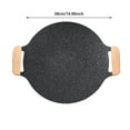 thumbnail image 2 of Boreal Craft Non Stick Round Baking Pan Korean BBQ Grill Pan Korean Grill Pans For Indoor Cooking Multifunctional Frying And Baking Pan For Home Kitchen Camping 1pc Large Baking Sheet with Sides Cake, 2 of 3