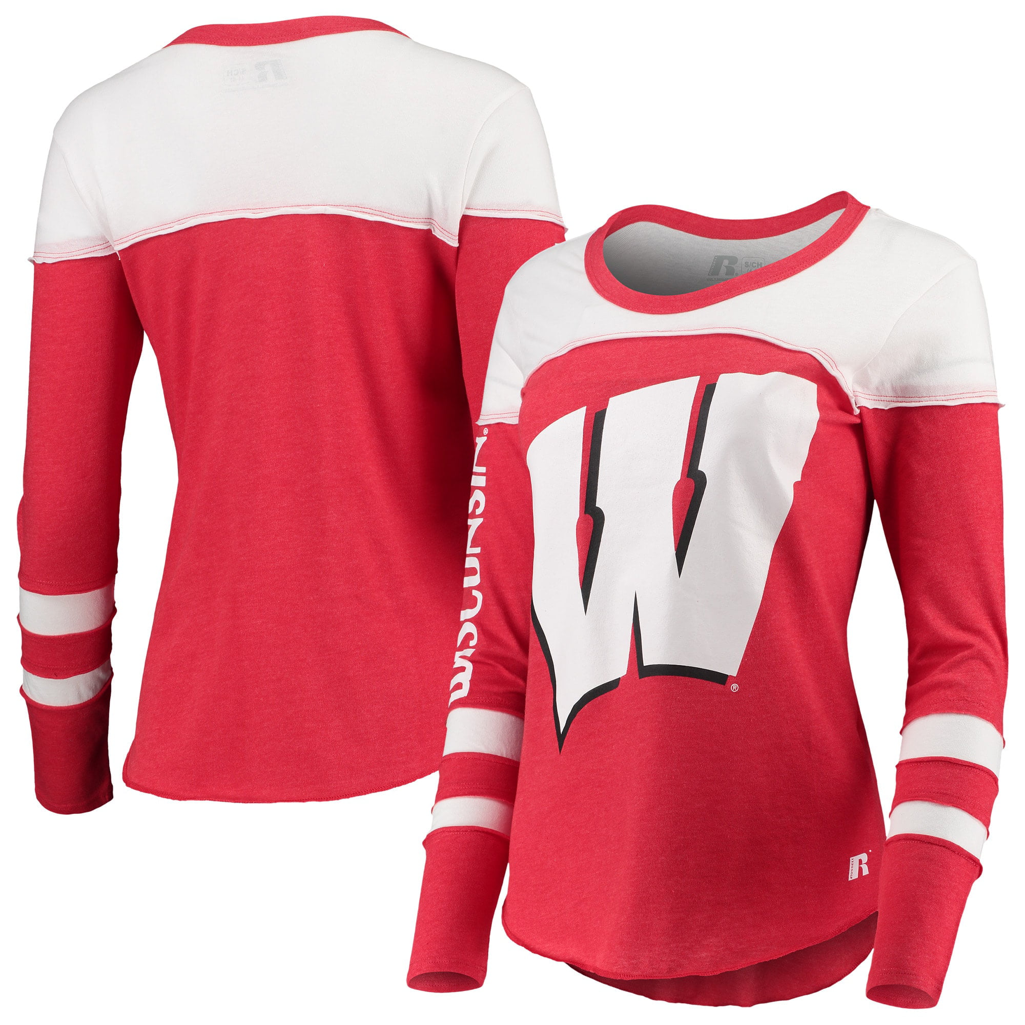Ouray Sportswear NCAA Wisconsin Badgers Womens Admire Vest 2X White