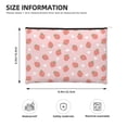 thumbnail image 3 of Cauagu Strawberry for Tyvek Makeup Bag,Reusable Travel Cosmetic Bag Women Organizer Toiletry Bag Birthday,Gifts for Women Girlfriend Mom Teacher 6.5’’*8.9’’, 3 of 7