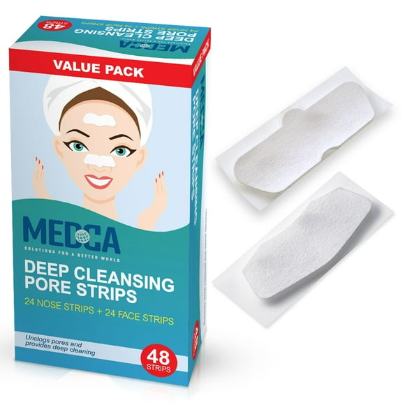 Eliminador de puntos negros Pore Strips MedCa Deep Cleansing, 48 unidades