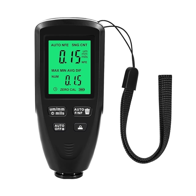 Coating Thickness Gauge 0-2000UM Car Measurer Portable Auto Paint Meter for Cars Vehicle