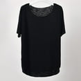 thumbnail image 3 of Birdeem T-Shirt Femme Col Rond Couleur Unie Manches Courtes Ample, 3 of 10