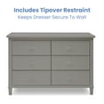 thumbnail image 5 of Delta Children James 6 Drawer, Midnight Grey/Acorn, 5 of 11