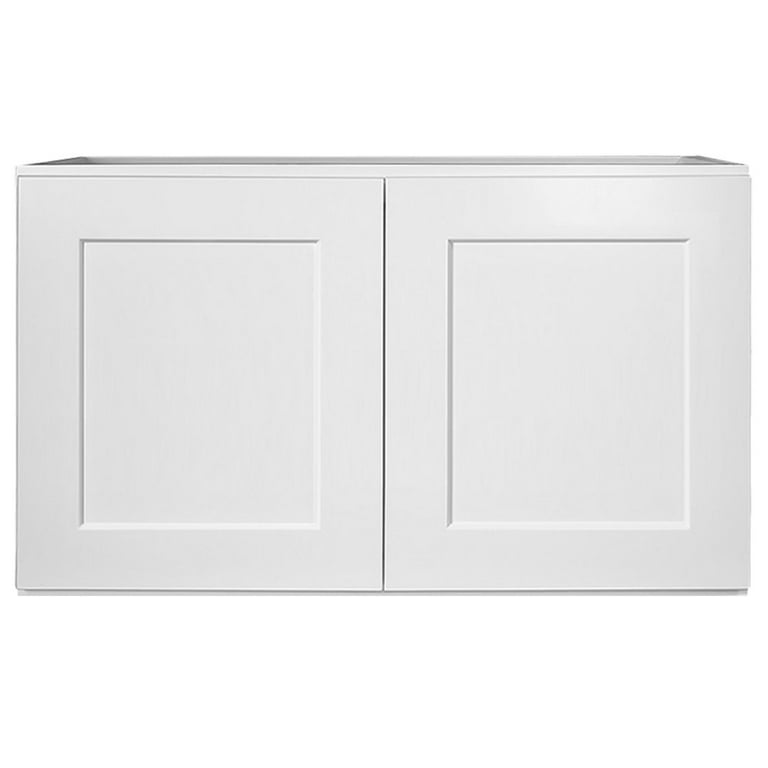 Design House 543322 Brookings Unassembled Shaker Bridge Wall Kitchen Cabinet 36x21x12, White Design House 543322 Brookings Unassembled Shaker Bridge Wall Kitchen Cabinet 36x21x12, White