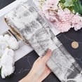 thumbnail image 3 of 88 x 3 Inch Gray Grain 3D Sticky Decorative Wallpaper Border Self Adhesive Flexible Foam Trim Molding Peel and Stick Wall Edging Foam Baseboard Mirror Border Wall Lines Hotel DIY Decor, 3 of 9