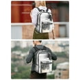 thumbnail image 6 of Clear Backpack, EEEkit Waterproof Transparent Backpack with Reinforced Strap, See Through Bookbag for Stadium,Travel, School, 6 of 6