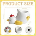 thumbnail image 3 of Clearance! Egg Cup Chicken/Ducks Egg Cup Funny Egg Cup Porcelain Comfortable Grip And Children Egg Cup For Family Friends, 3 of 8