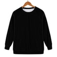 thumbnail image 5 of Womens Oversized Sweatshirt, Yigetop Womens Autumn Winter Christmas Printed Pullover Tops Long Sleeve Crewneck Oversized Sweatshirts Women’S Sweatshirt Black L, 5 of 10