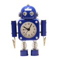 thumbnail image 1 of Reloj Despertador Robot Sin Tictac Reloj Despertador Para Habitaciones De Reloj Con Pantalla De 12 tiempo de tiempo de tiempo de Azul Macarena Reloj despertador robot para niños, 1 of 7