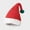 RED-3, variant on Christmas Hat Santa Hat Xmas Holiday Hat for Adults Unisex Thicken Santa Hats for Christmas New Year Party