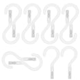 thumbnail image 2 of Mutmorningal 12Pcs Laundry Hooks with Clip Clothes Hanging Hooks Clip Hooks for Socks Boot Bras Towels, 2 of 10