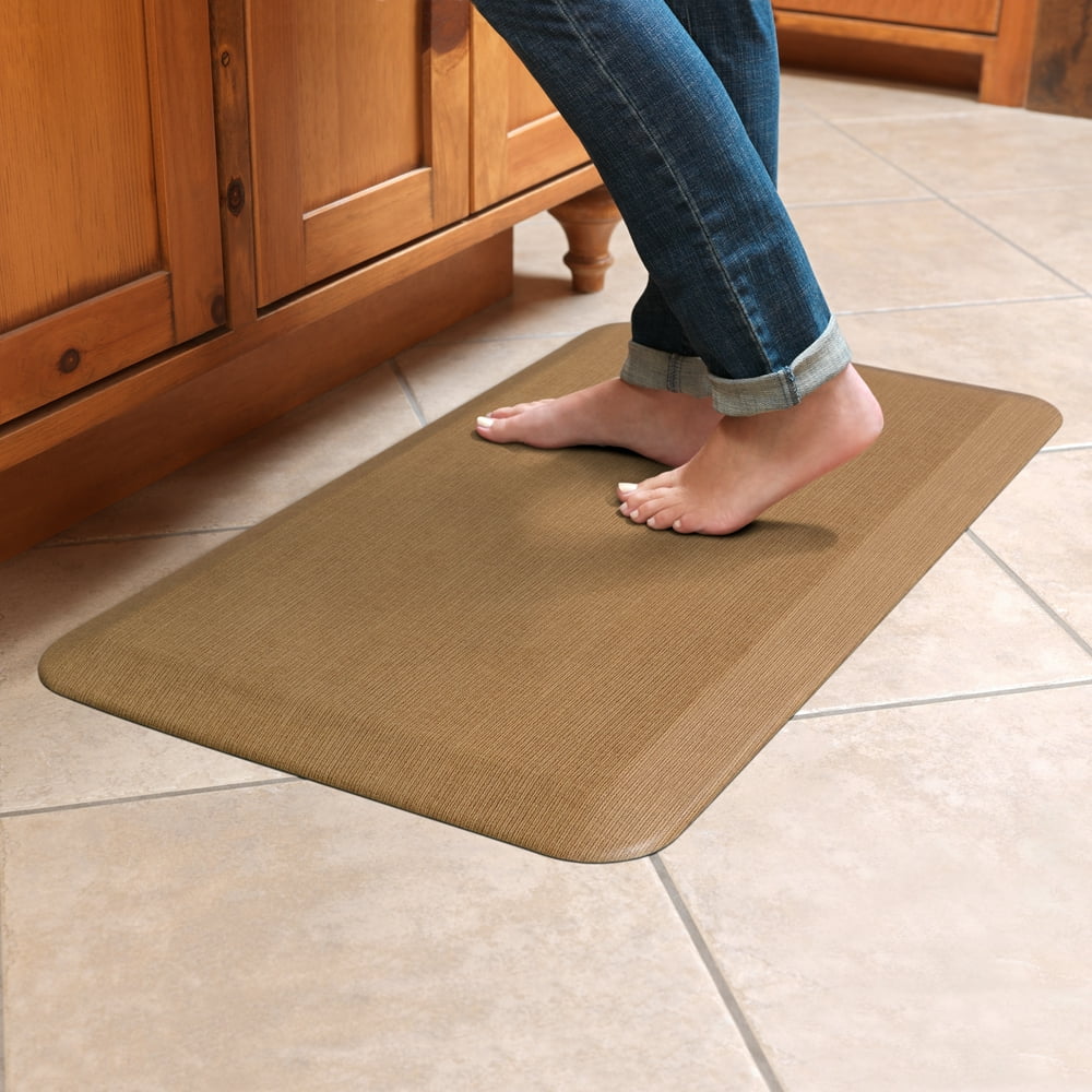 NewLife by GelPro AntiFatigue Comfort Mat 20x32 Grasscloth Khaki