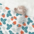 thumbnail image 2 of Naloa Floral Strawberr Dog Blanket, 3 Sizes Cat Blanket for Indoor Cats Large Medium Small Dog Gifts-Large, 2 of 8
