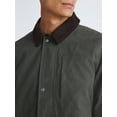 thumbnail image 4 of Free Assembly Men's Canvas Barn Jacket with Corduroy Collar, Sizes S-3XL, 4 of 5