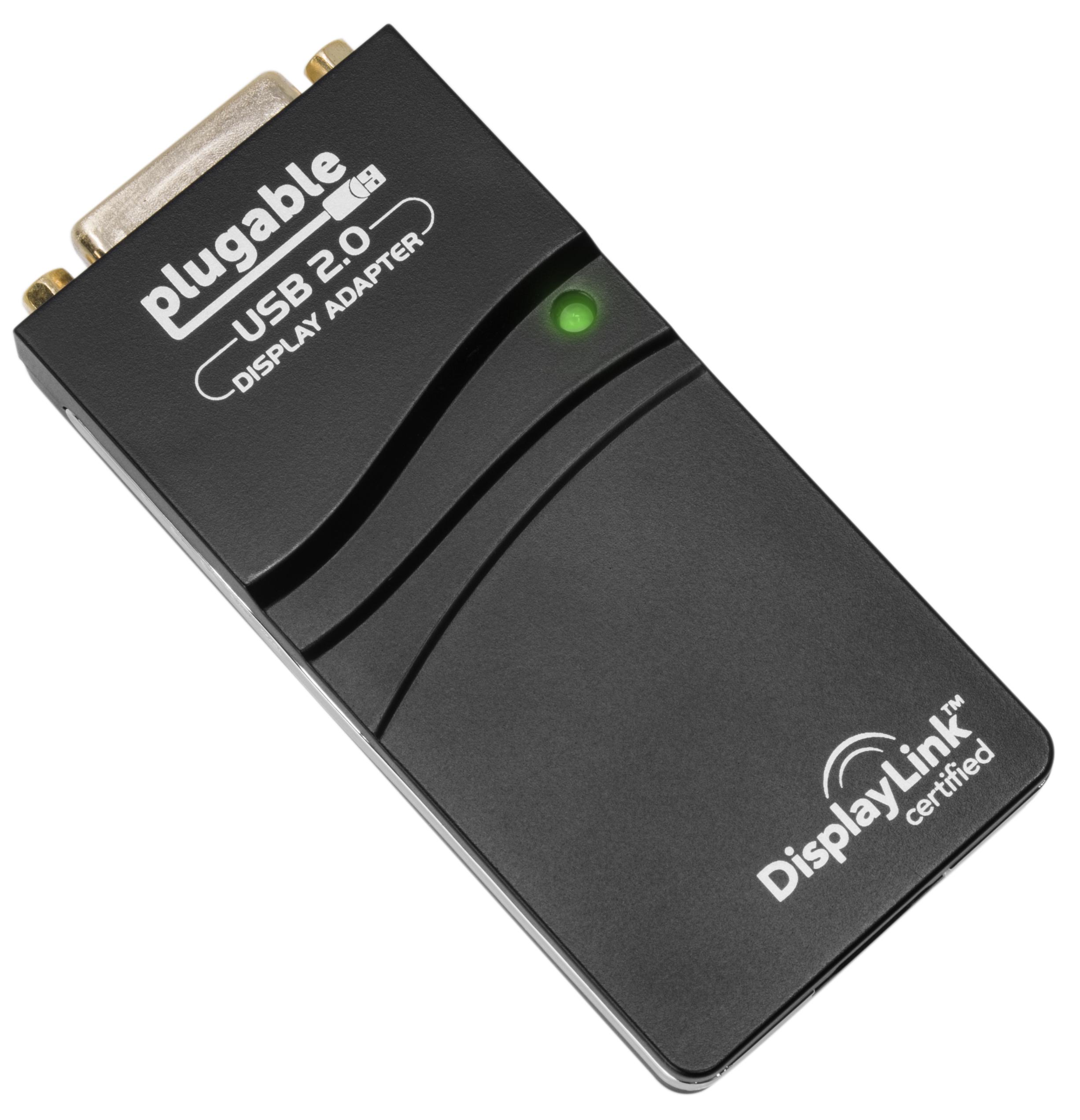 Plugable USB 2.0 to DVI/VGA/HDMI Video Graphics Adapter for Multiple Monitors up to 1920x1080 Supports Windows 10, 8.1, 7, XP, and Mac 10.14+ - image 3 of 5