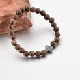 thumbnail image 3 of Compuye Christian Prayer Beads Bracelet Wooden Beads & Cross, 3 of 4