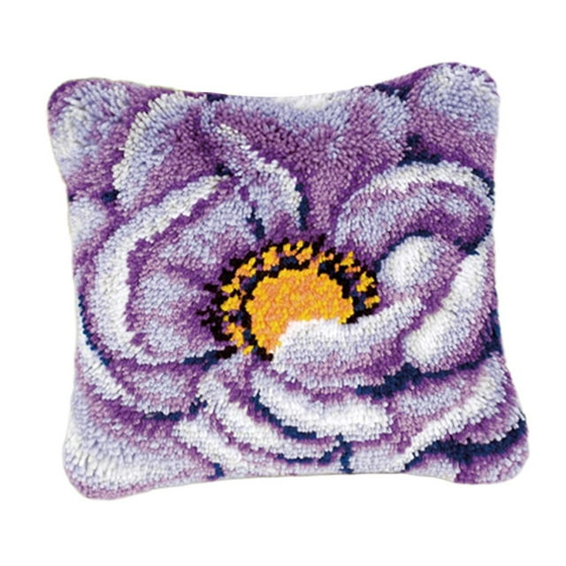veasfak Housse de Coussin avec Crochet à Loquet - Fleur