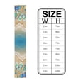 thumbnail image 6 of Table Runner Dresser Scarves 72 Inch Long, Flip Flops and Starfish Seashell Linen Dining Table Runners Seaside Sandbeach with Sea Wave Tabletop Scarf for Wedding Holiday Party Kitchen, 6 of 7