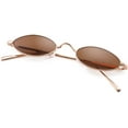 thumbnail image 1 of FEISEDY Vintage Small Sunglasses Oval Slender Metal Frame Candy Colors B2277, 1 of 6