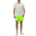 thumbnail image 2 of NOMADIC NOOK Men's Summer Elastic Waist Mesh Lining Solid Color Swimsuit Board Shorts 2 Pack, 2 of 7