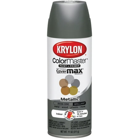 Colormaster Indoor/Outdoor Aerosol Paint 12oz-Iron Ore (Best Paint For Wrought Iron)