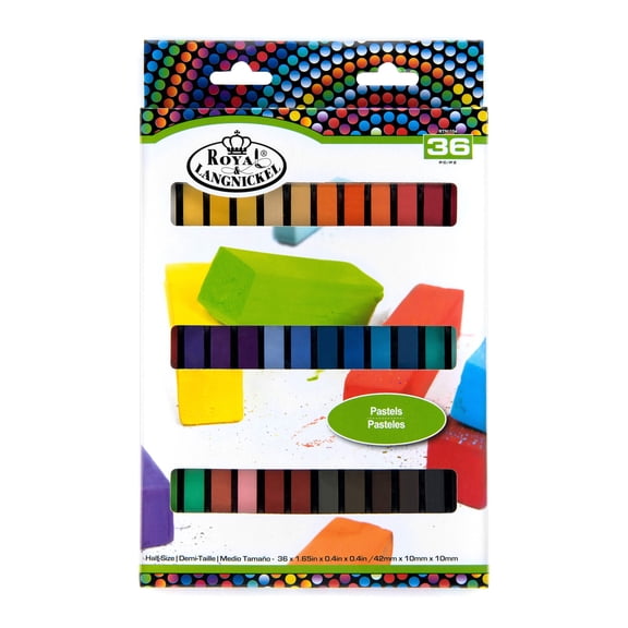36 PC CHALK PASTEL HALF SIZE
