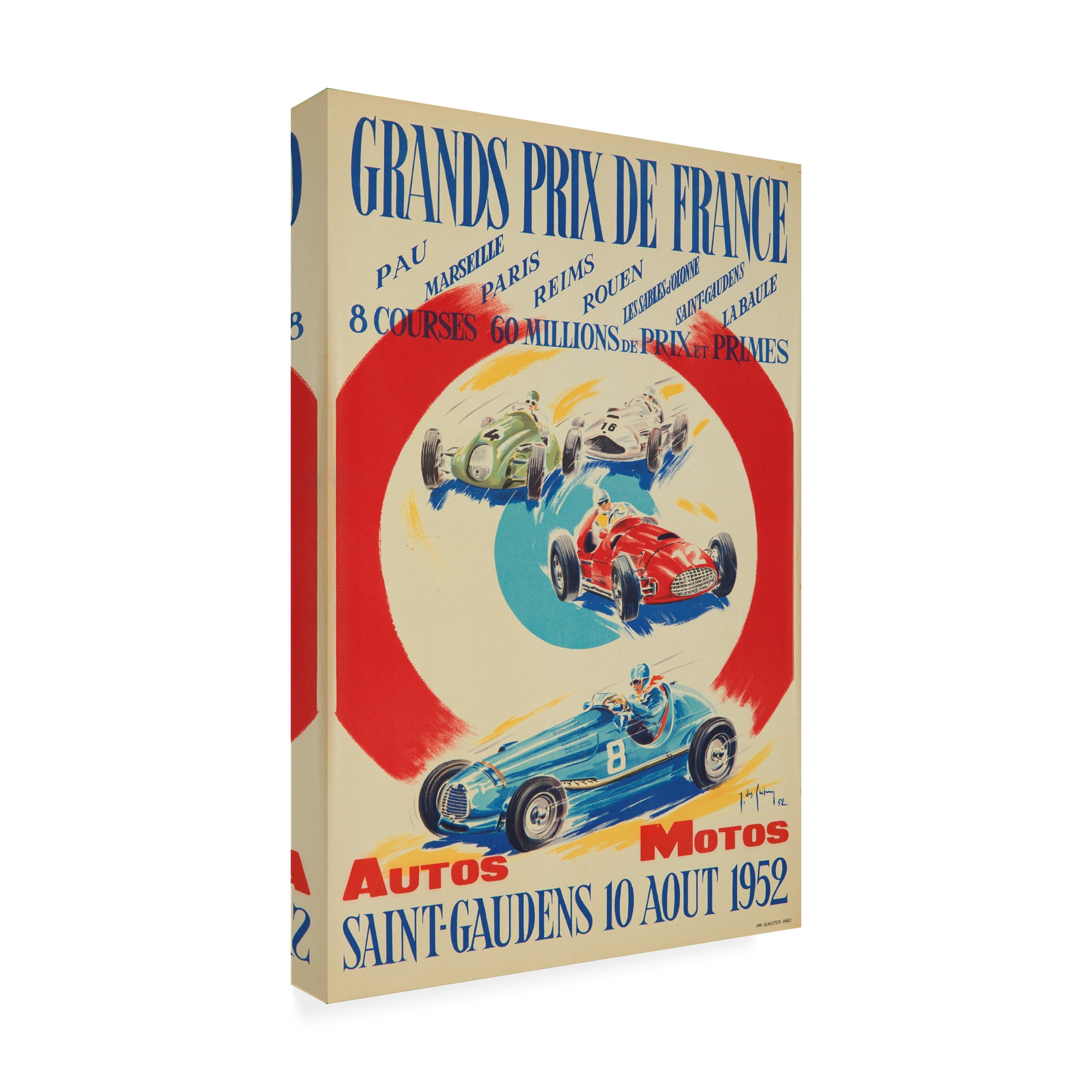 Lantern Press 'Racing 11' Canvas Art