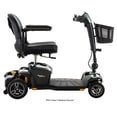 thumbnail image 3 of Pride Jazzy Zero Turn 8 4-Wheel Scooter, Green with Extended Warranty, 3 of 9