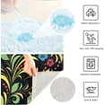 thumbnail image 5 of SKYSONIC Bathroom Rugs Sets 2 Piece Non Slip Ultra Soft Absorbent Bath Mats Machine Washable Microfiber Plush Bath Rug for Bathroom, Russian Flower Print, 5 of 7