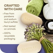 Yardley London Moisturizing Bath Soap Bar, English Lavender, 4oz, (6 Pack)