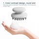thumbnail image 3 of Kearding Cepillo de de raíces para el cabello para ducha Juegos de accesorios de baño blanco, 3 of 6