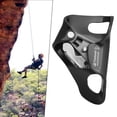 thumbnail image 6 of Rock Climbing Chest Ascender, Safety Aluminum Anti Slip Abdominal Riser Rigging Clamp for Mountaineering, Tree Arborist Rappelling Equipments Black, 6 of 9