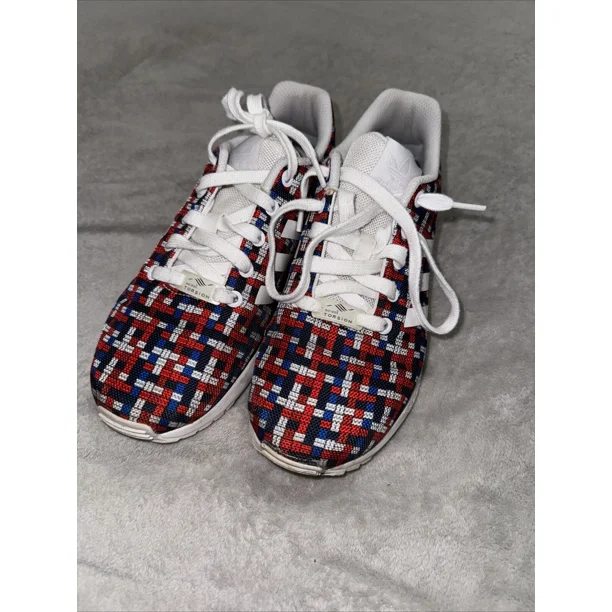 Ad-id-as Originals ZX Flux Multicolor Weave Mens Size 6 Athletic Shoes Sneakers
