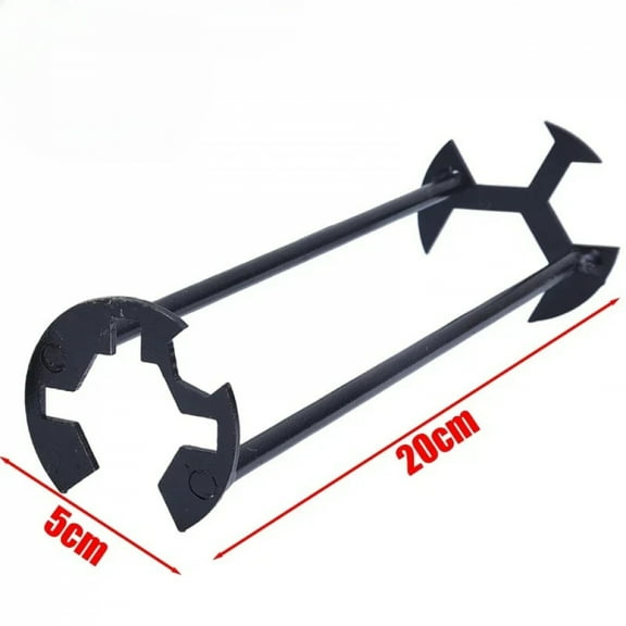 5-in-1 Sink Wrench Multifunctional Carbon Steel Faucet Key Plumbing Pipe Wrench Bathroom Kitchen Sink Repair Set Hardware Tools