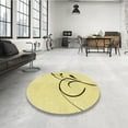 thumbnail image 3 of Ahgly Company Indoor Rectangle Patterned Corn Yellow Area Rugs, 8' x 12', 3 of 6