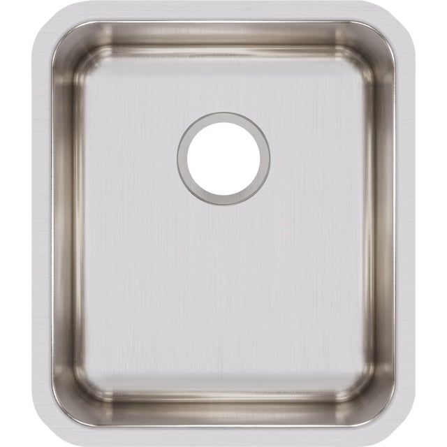 Elkay Lustertone Classique Évier sous-Mount Bol Simple en Acier Inoxydable 18 Gauge