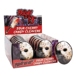 Boston America - Friday the 13th Candy Tin - JASON VOORHEES MASK (Sour Cherry Candy Cleavers)