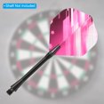 thumbnail image 4 of Uxcell Standard Dart Flights, 30 Pack Flights Thick Striped Pattern, Pink, 4 of 5